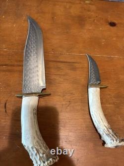 Hunting knives antler
