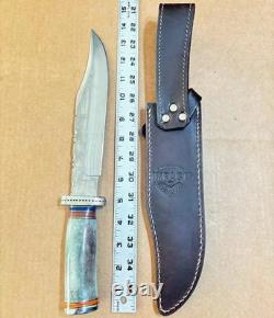 IMPACT CUTLERY WHOLESALE LOT of 10 LARGE FIXED BLADE KNIVES All With CRACK Handles