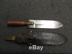 INDIAN WARS US ARMY MODEL 1880 HUNTING KNIFE With SHEATH-GUARANTEED ORIGINAL