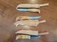 Iisakki J&auml;rvenp&auml;&auml; Puukkos Lot Of 3. Used Nice Hunting Knife Bushcraft Knives