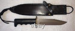 Israel DUSTAR Model 1 Arad Fixed Blade Combat Knife 7 withLeather Sheath