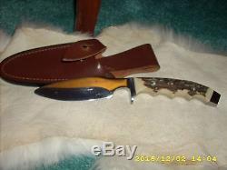 J. A. Henckels Friodur Outdoor Series Hunting Skinning Knife with Stag Handle