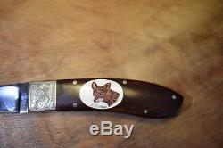 J. D. Clay fixed blade custom hunting knife