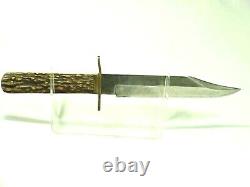 J. Russell & Co. GREEN RIVER WORKS HUNTING KNIFE With Stag Handle