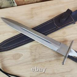 JOKER CUTLERY 16 HUGE STAG KNIFE W Sheath Factory edge