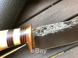 James Behring knife, Stainless Woodcraft (RARE)