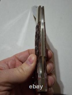 Jess Horn for Beretta Custom Series Limited Numbered Knife Moki Japan #363 NICE