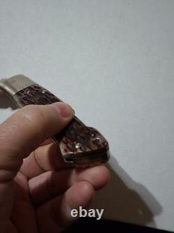 Jess Horn for Beretta Custom Series Limited Numbered Knife Moki Japan #363 NICE