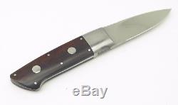 Jim Hammond Skyline Custom Fixed Blade Hunting Knife Hollow Ground Ironwood