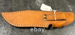 Jim Ort OZ Custom Fixed Blade Hunting Knife Genuine Stag & Ironwood Sheath & Box