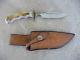 John Nelson Cooper 1 of a Kind Hunting/Skinning Knife Crown Stag WithOrig Sheath
