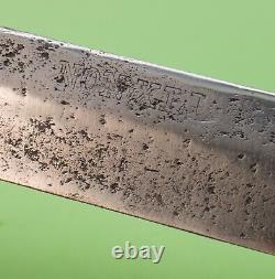 Joseph Allen & Sons Sheffield England NON-XLL Stag Handle Bowie Hunting Knife