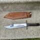KA-BAR 1210 J Bowie USA Fixed Blade Knife W Sheath
