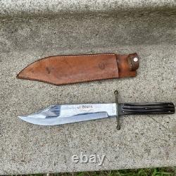 KA-BAR 1210 J Bowie USA Fixed Blade Knife W Sheath