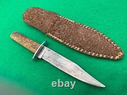 KABAR, LL BEAN VINTAGE 1930 TO 1960 CONTRACT KNIFE BEAUTIFUL WithSHEATH