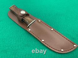 KABAR PRE-WAR 1923-30's RARE UNION CUT CO. BONE HUNTER KNIFE & SHEATH