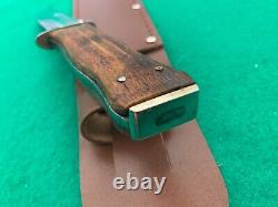 KABAR PRE-WAR 1923-30's RARE UNION CUT CO. BONE HUNTER KNIFE & SHEATH