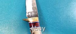 KEN RICHARDSON Custom Hunting/Mountain Man 7 Crown Stag Grip Skinning Knife