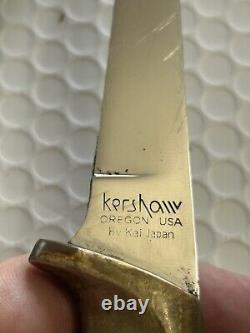 KERSHAW #1029 (Lake Oswego, Oregon USA) By Kai JAPAN Fixed Blade KNIFE