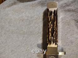 KERSHAW Premier 811BOW ORIGINAL BOWIE Burnt Stag Knife 1754 Solingen Germany
