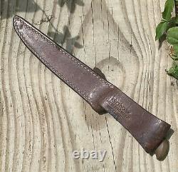 KERSHAW SKINNING KNIFE MODEL 1031 OREGON USA by Kai Japan used original patina