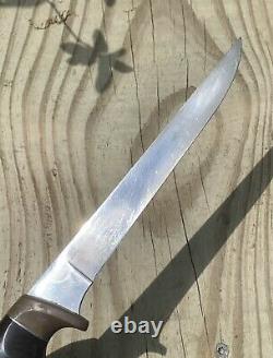 KERSHAW SKINNING KNIFE MODEL 1031 OREGON USA by Kai Japan used original patina