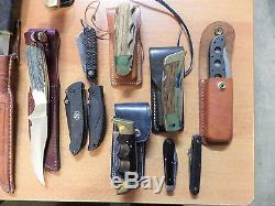 Knife Collection Total Of 28 Knives No Reserve