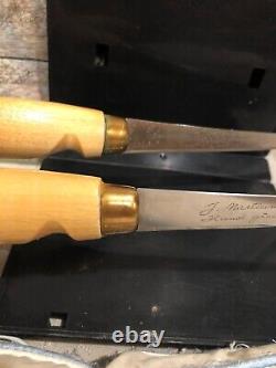 KNIFE Rapala J Martini Finland Fish Filet 6 Signed Blade Leather Sheath Hunt