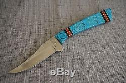 KUTMASTER 7906 Native American Series FIXED BLADE HUNTING KNIFE & LEATHER SHEATH