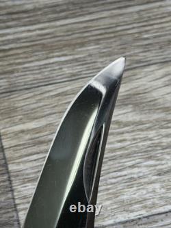 Ka-bar USA 1950-60s era genuine Stag Carbon Steel folding hunter knife Excellent