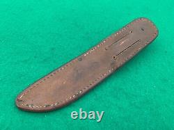 Kabar Stag Pre-war 1923 To 1945 Only, Super Rare Nice Big Knife & Sheath