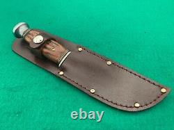 Kabar Stag Pre-war 1927 To 1945 Only, Super Rare Nice Big Knife & Sheath