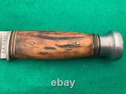 Kabar Stag Pre-war 1927 To 1945 Only, Super Rare Nice Big Knife & Sheath