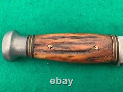 Kabar Stag Pre-war 1927 To 1945 Only, Super Rare Nice Big Knife & Sheath