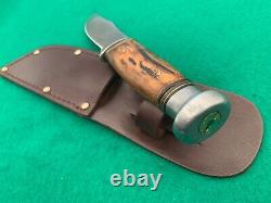 Kabar Stag Pre-war 1927 To 1945 Only, Super Rare Nice Big Knife & Sheath