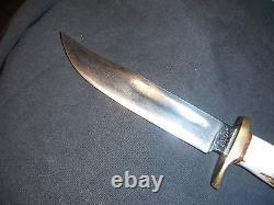 Karl Peters Jr Solingen Germany Vintage Hunting Bowie Knife With Sheath