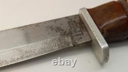 Kassnar Ireland 5156 Carbon Steel Hunting Combat Survival Knife & Leather Sheath