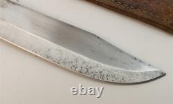 Kassnar Ireland 5156 Carbon Steel Hunting Combat Survival Knife & Leather Sheath