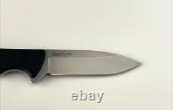 Kershaw 1084 Skyline Fixed Blade Knife Sandvik 14C28N Sheath USA Excellent