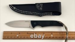 Kershaw 1084 Skyline Fixed Blade Knife Sandvik 14C28N Sheath USA Excellent