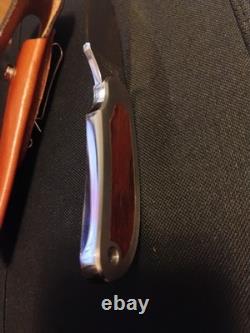 Kershaw 2230 Oregon USA By Kai Japan Fixed Blade Knife With Sheath