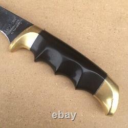 Kershaw Fixed Blade Hunting Knife 1029 Oregon USA By Kai Japan with Leather Sheath