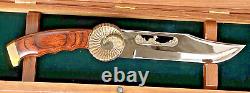 Kershaw Limited Edition Ram Bowie Knife with cut out withdisplay case-136.24