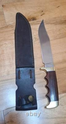 Kershaw Model 2701 12 Bowie Knife Grooved Handle Rare Excellent Condition