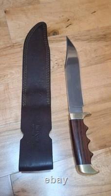 Kershaw Model 2701 12 Bowie Knife Grooved Handle Rare Excellent Condition
