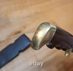 Kershaw Model 2701 12 Bowie Knife Grooved Handle Rare Excellent Condition