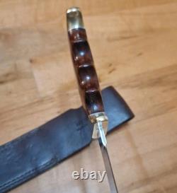 Kershaw Model 2701 12 Bowie Knife Grooved Handle Rare Excellent Condition Kershaw Model 2701 12 Bowie Knife Grooved Handle Rare Excellent Condition
