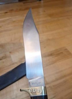 Kershaw Model 2701 12 Bowie Knife Grooved Handle Rare Excellent Condition