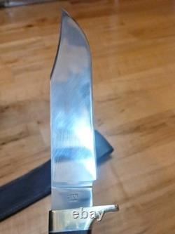 Kershaw Model 2701 12 Bowie Knife Grooved Handle Rare Excellent Condition