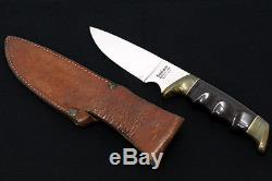 Kershaw OREGON USA by Kai Japan Hunting knife with leather sheath